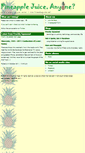 Mobile Screenshot of pineapplejuice.net